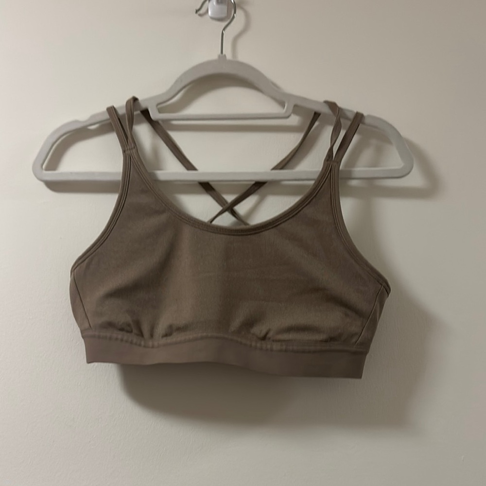 Tory Sport Olive Medium Support Sports Bra